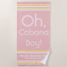 Cabana Boy Beach Handtuch