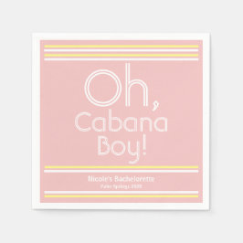 Cabana Boy Cocktail Napkins Serviette