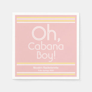 Cabana Boy Cocktail Napkins Serviette