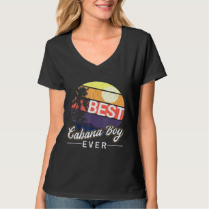 Cabana Boy farbenfrohe Sonnenuntergang Palm Tree B T-Shirt
