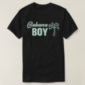 Cabana Boy Funny Pool Guy Palm T-Shirt (Design vorne)