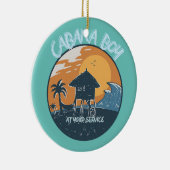 CABANA BOY IN IHREM SERVICE POOL PARTY BOY KERAMIK ORNAMENT (Rechts)