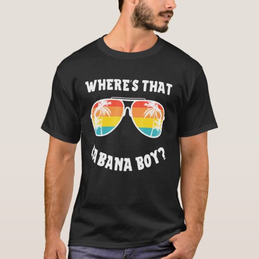 Cabana Boy Pool Beach Party Wheres, dass Cabana Bo T-Shirt (Vorderseite)