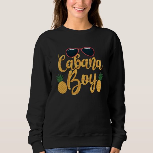 Cabana Boy Pool Party Mens Boys 1 Sweatshirt (Vorderseite)