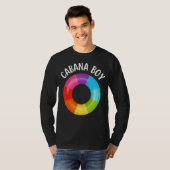 Cabana Boy Rainbow Life Float Pool Party Pool Boy T-Shirt (Vorne ganz)