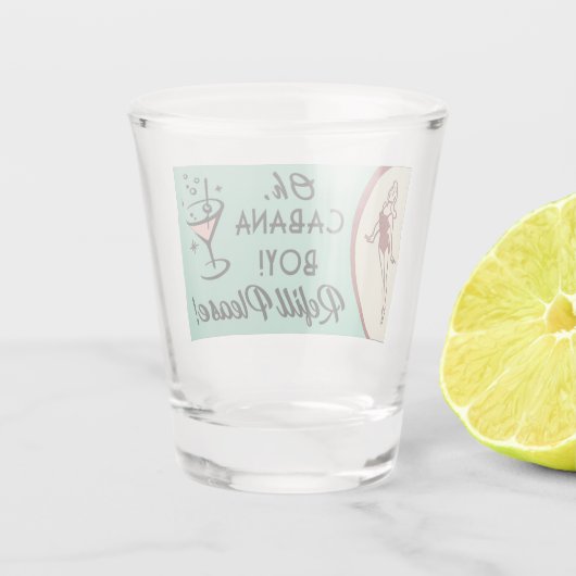 Cabana Boy Schnapsglas (Rückseite)