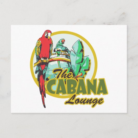 Cabana Lounge Postkarte (Vorderseite)