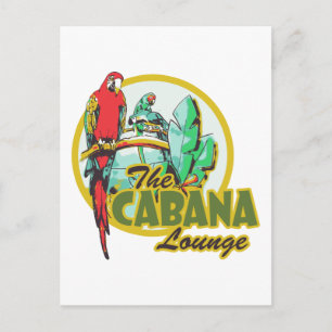 Cabana Lounge Postkarte