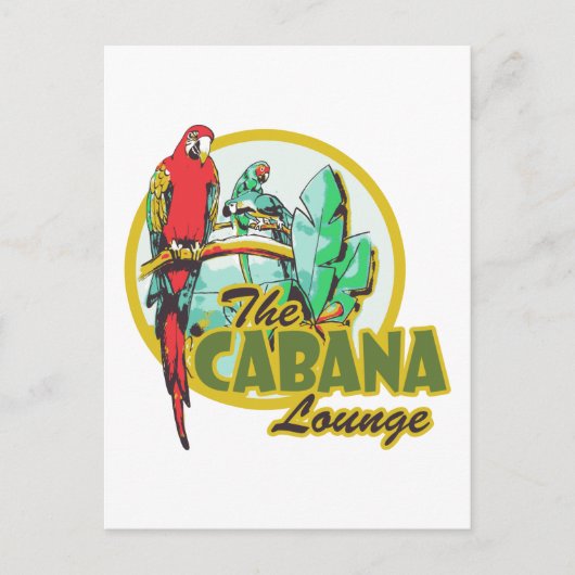 Cabana Lounge Postkarte (Vorderseite)