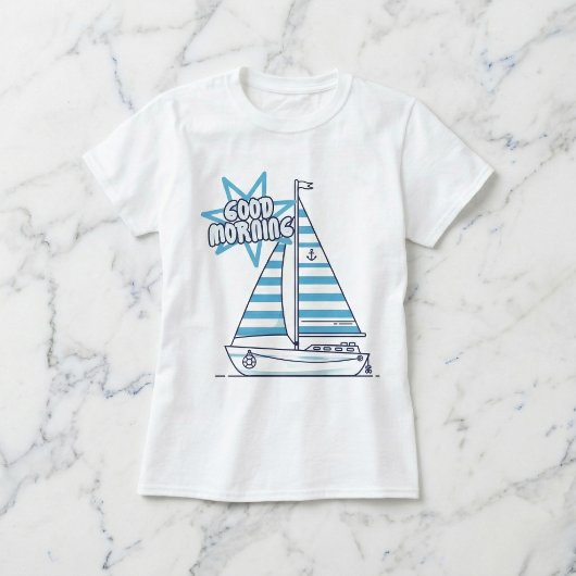 Cabana Sail: Guten Morgen Nautical T-Shirt
