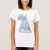 Cabana Sail: Guten Morgen Nautical T-Shirt (Vorderseite)