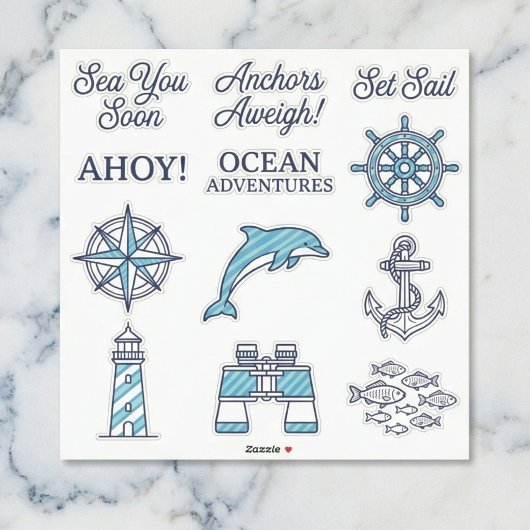 Cabana Sail Voyage Stickers Aufkleber