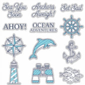 Cabana Sail Voyage Stickers Aufkleber (Vorderseite)