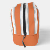 Cabana Stripe Monogram in Orange Waschbeutel (Rechts)