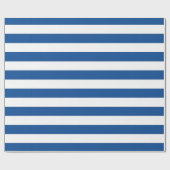 Cabana Stripe Nautisches Geschenkpapier (Flach)