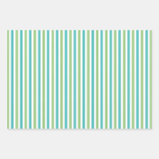 Cabana Stripes Geschenkpapier Set (Vorderseite 2)