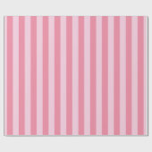 Cabana Stripes in Pink Geschenkpapier (Flach)