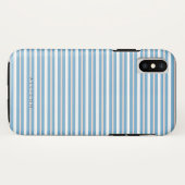 Cabana Stripes Personalisieren Name/Monogramm Case-Mate iPhone Hülle (Rückseite (Horizontal))