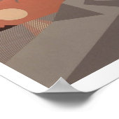 CABANA SUNSET (8 "x12") Poster (Ecke)