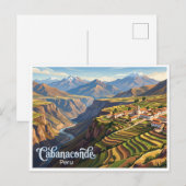 Cabanaconde Peru Postkarte (Vorne/Hinten)