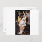 Cabanel Alexandre Nymphe et Satyr 1860 Postkarte (Vorne/Hinten)