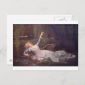 Cabanel Alexandre Ophelia 1883 Postkarte (Vorne/Hinten)