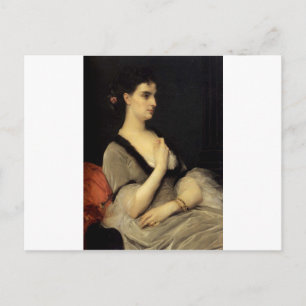 Cabanel Alexandre Portrait of Countess E A Voronts Postkarte