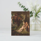 Cabanel Die Ausweisung Adams und Eva aus dem Gar Postkarte (Stehend Vorderseite)