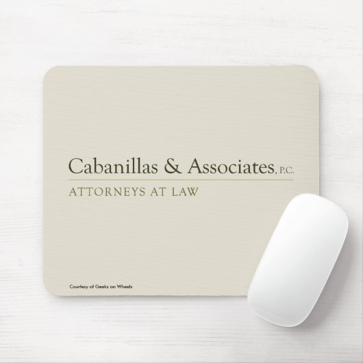 Cabanillas- u. Mitarbeiter-Mausunterlage Mousepad (Mit Mouse)