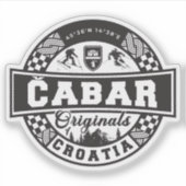 Čabar Originals Aufkleber (Vorderseite)