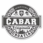 Čabar Originals Aufkleber (Vorderseite)