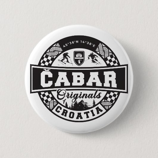Čabar Originals Button (Vorderseite)