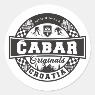 Čabar Originals Runder Aufkleber