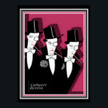 Cabaret Berlin Art Deco Print by Coles Phillips Poster<br><div class="desc">Coles Phillips,  Art-Deco,  Werbeposer für Cabaret Berlin- 12x16</div>