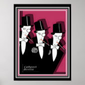Cabaret Berlin Art Deco Print by Coles Phillips Poster (Vorne)