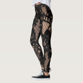 Cabaret Black Lace Leggings (Links)