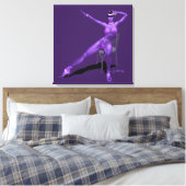 Cabaret Dancer auf verschnürten Canvas Leinwanddruck (Insitu (Schlafzimmer))