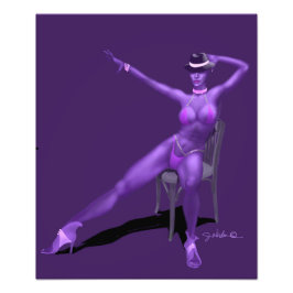 Cabaret Dancer Poster Print
