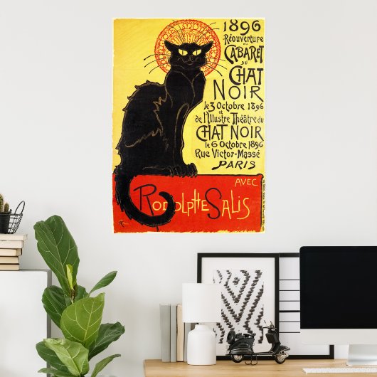 Cabaret du Chat Noir, Steinlen Poster (Heimbüro)