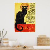 Cabaret du Chat Noir, Steinlen Poster (Küche)