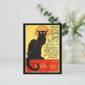 Cabaret du Chat Noir, Steinlen Postkarte (Stehend Vorderseite)