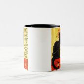 Cabaret du Chat Noir, Steinlen Zweifarbige Tasse (Mittel)