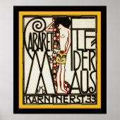 Cabaret Fledermaus ~ Vintage Werbung Poster (Vorne)
