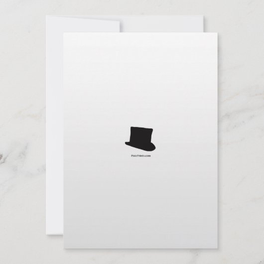 Cabaret Gerahmt Dance Einladung (Rückseite)