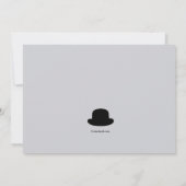 Cabaret Girl Bachelor Party Einladung (Rückseite)