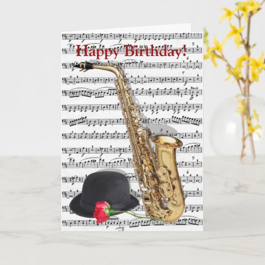 Cabaret! Karte (Gelbe Blume)