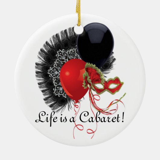 Cabaret Keramik Ornament (Hinten)