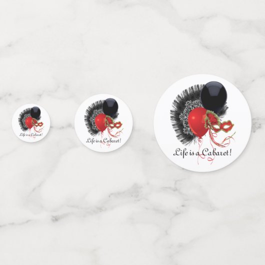 Cabaret Konfetti (Vorderseiten)