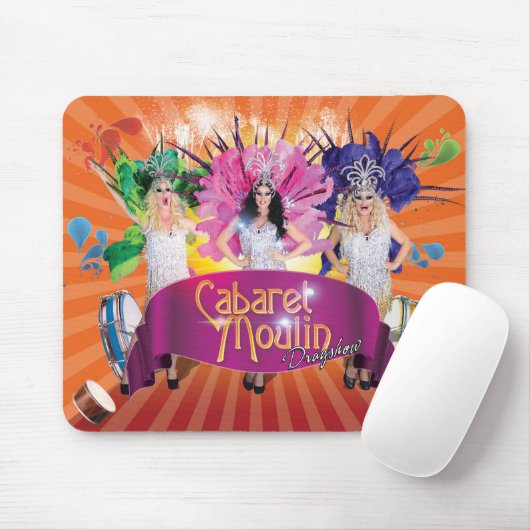 Cabaret Moulin Mousepad (Mit Mouse)
