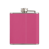 Cabaret Pink Mit Monogramm Flask - Zodiac - Leo Flachmann (Rückseite)